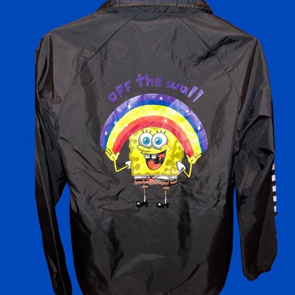 Vans X SpongeBob Imagination OFF THE WALL Torrey Sportswear Jacket Size SMALL - Picture 5 of 10